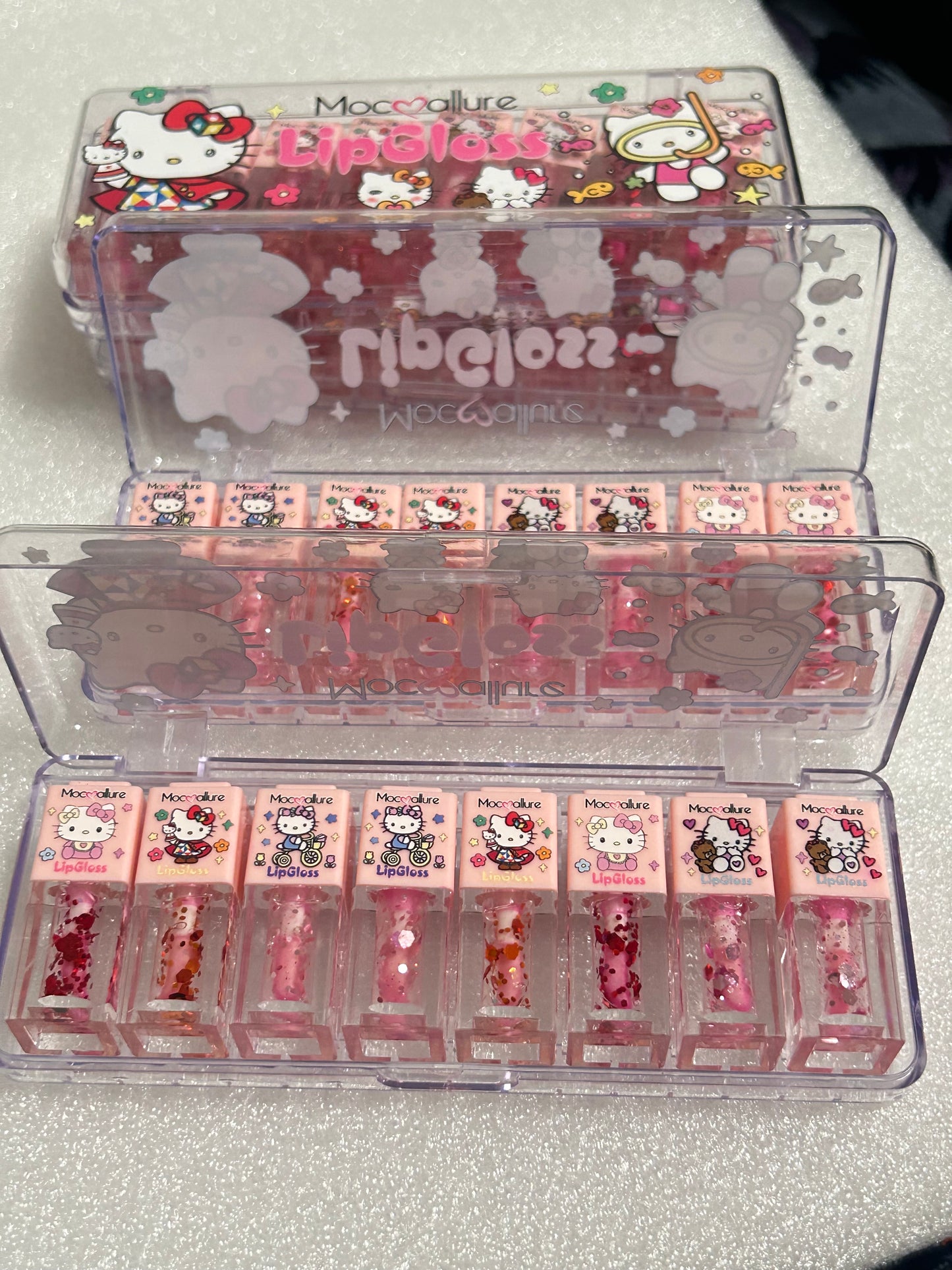 Lip gloss con glitter